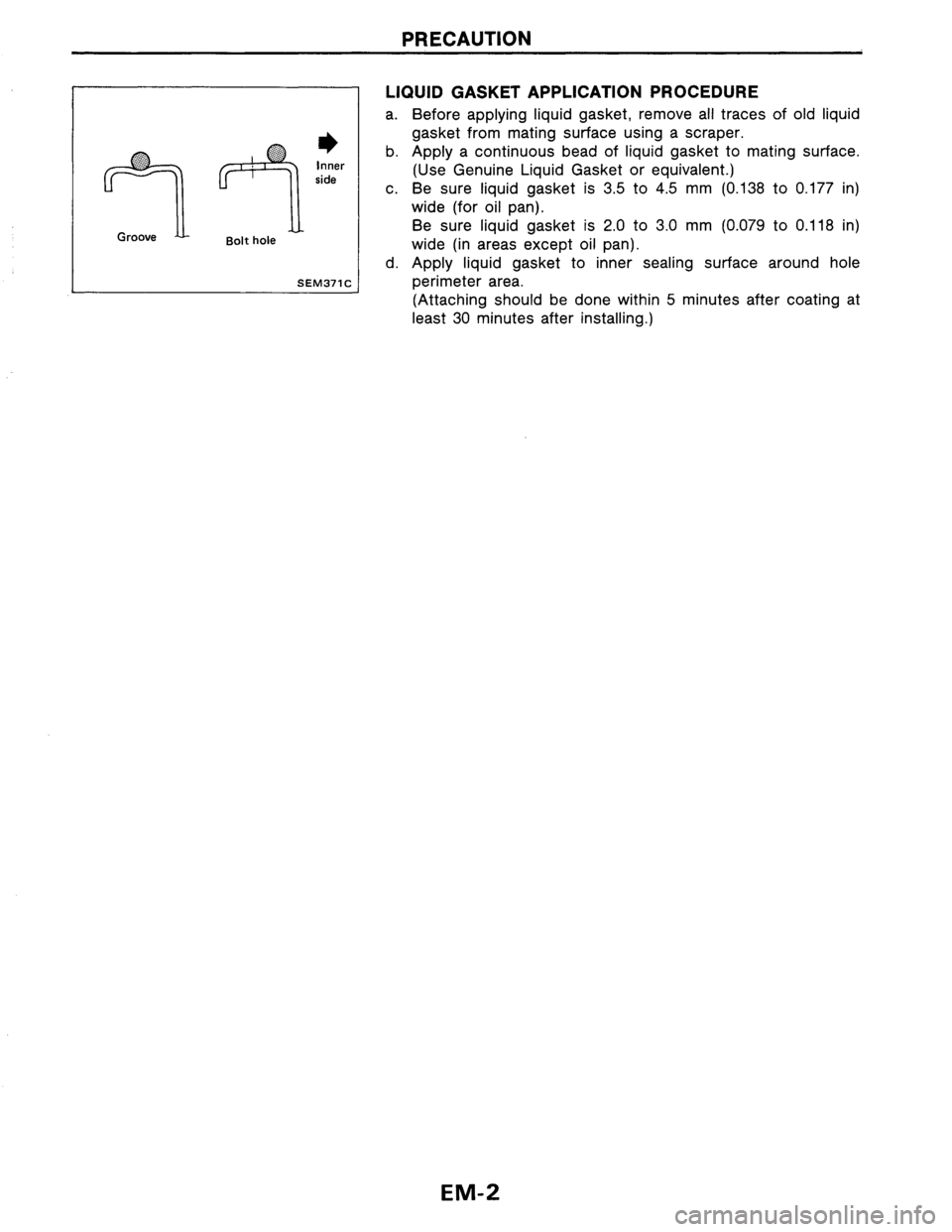 NISSAN PULSAR 1986  Service Manual 