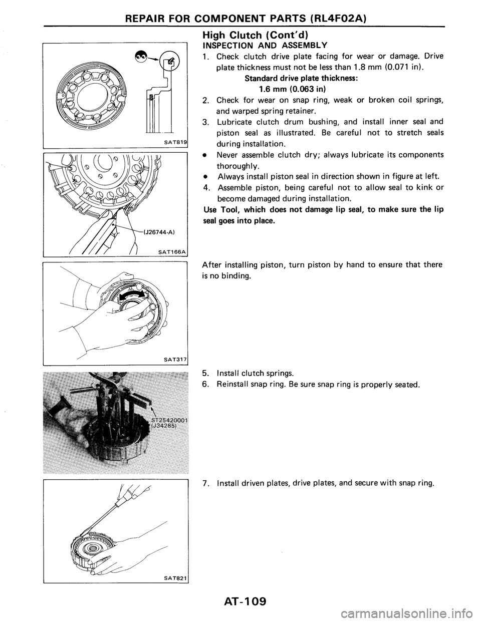 NISSAN PULSAR 1986  Service Manual 
