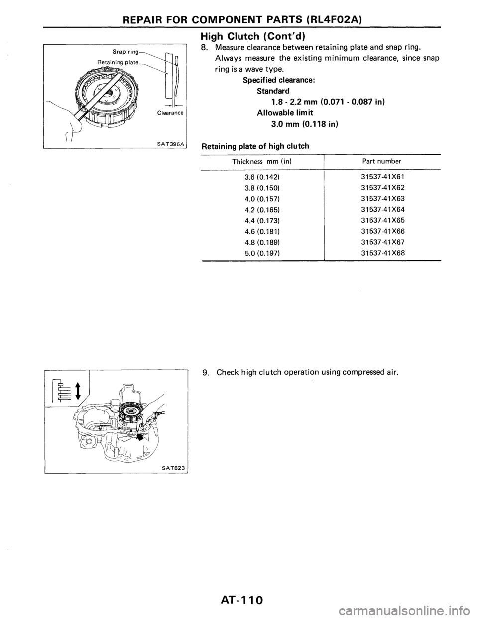 NISSAN PULSAR 1986  Service Manual 