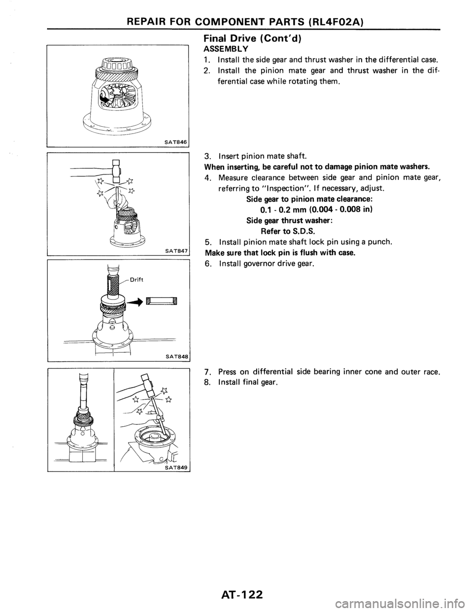 NISSAN PULSAR 1986  Service Manual 