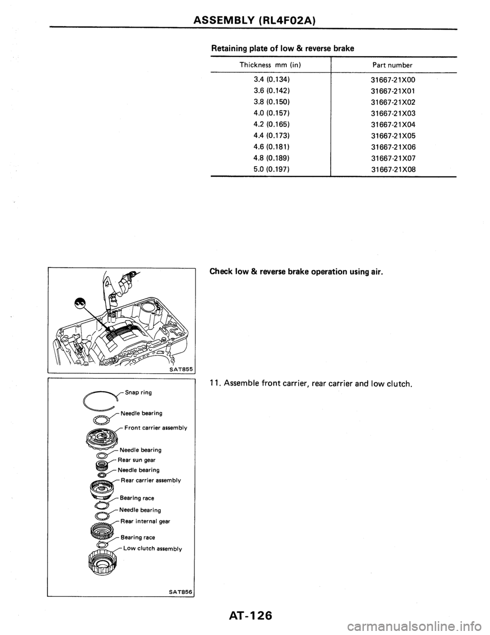NISSAN PULSAR 1986  Service Manual 