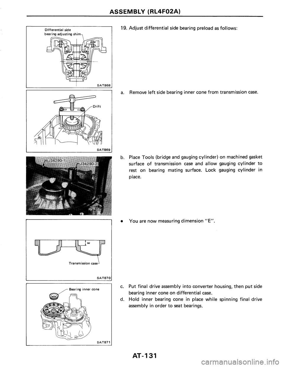 NISSAN PULSAR 1986  Service Manual 