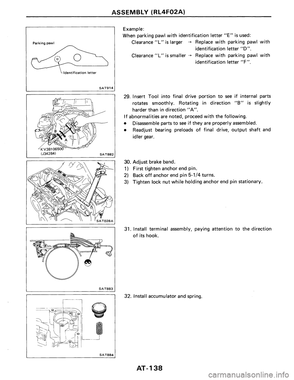 NISSAN PULSAR 1986  Service Manual 