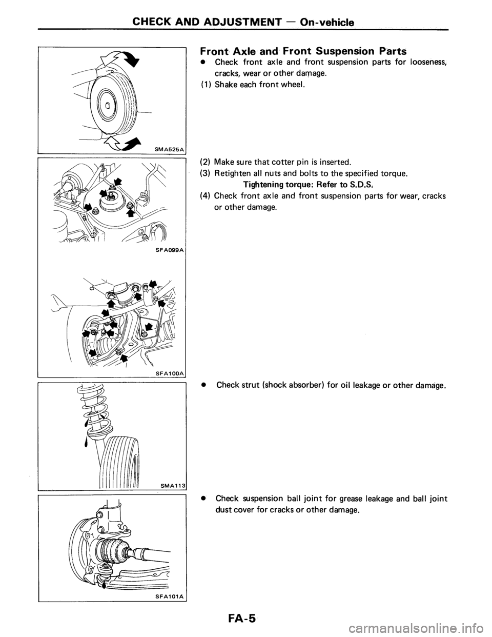 NISSAN PULSAR 1986  Service Manual 