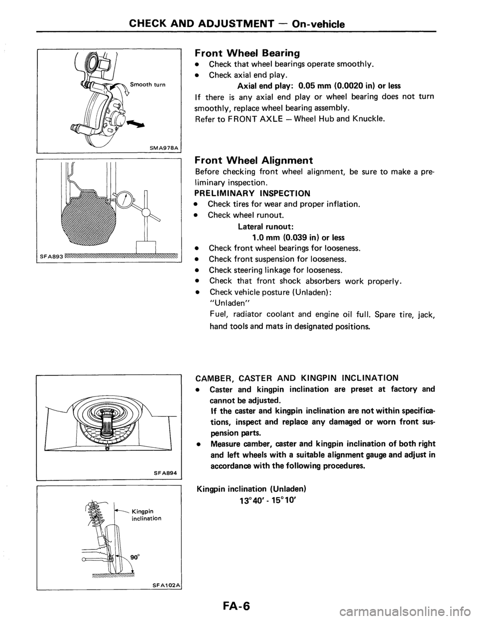 NISSAN PULSAR 1986  Service Manual 