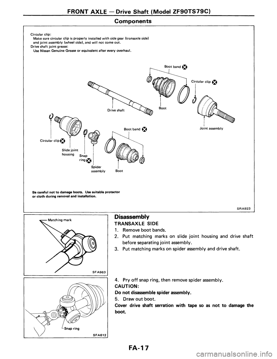 NISSAN PULSAR 1986  Service Manual 