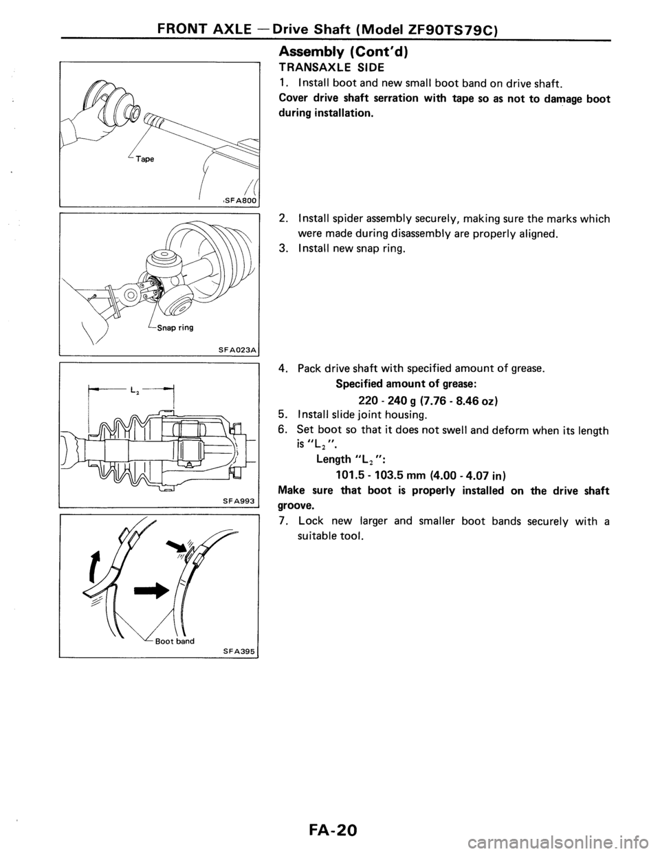 NISSAN PULSAR 1986  Service Manual 