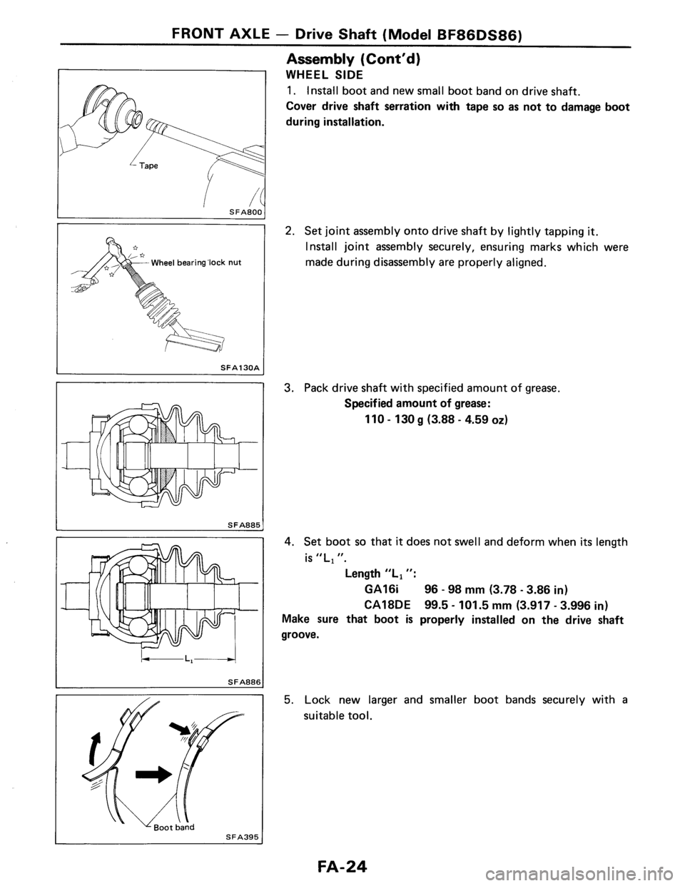 NISSAN PULSAR 1986  Service Manual 