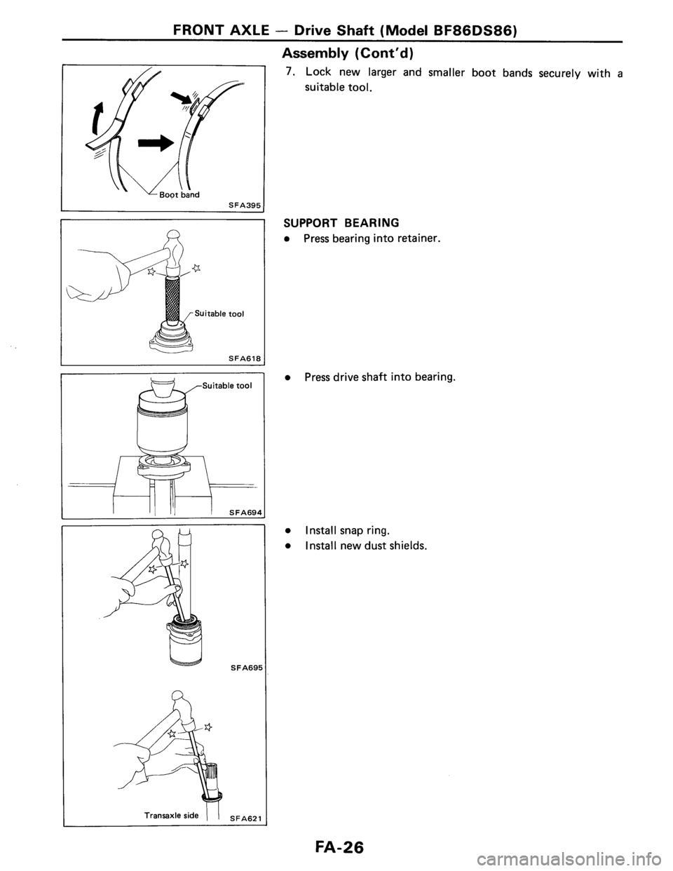 NISSAN PULSAR 1986  Service Manual 
