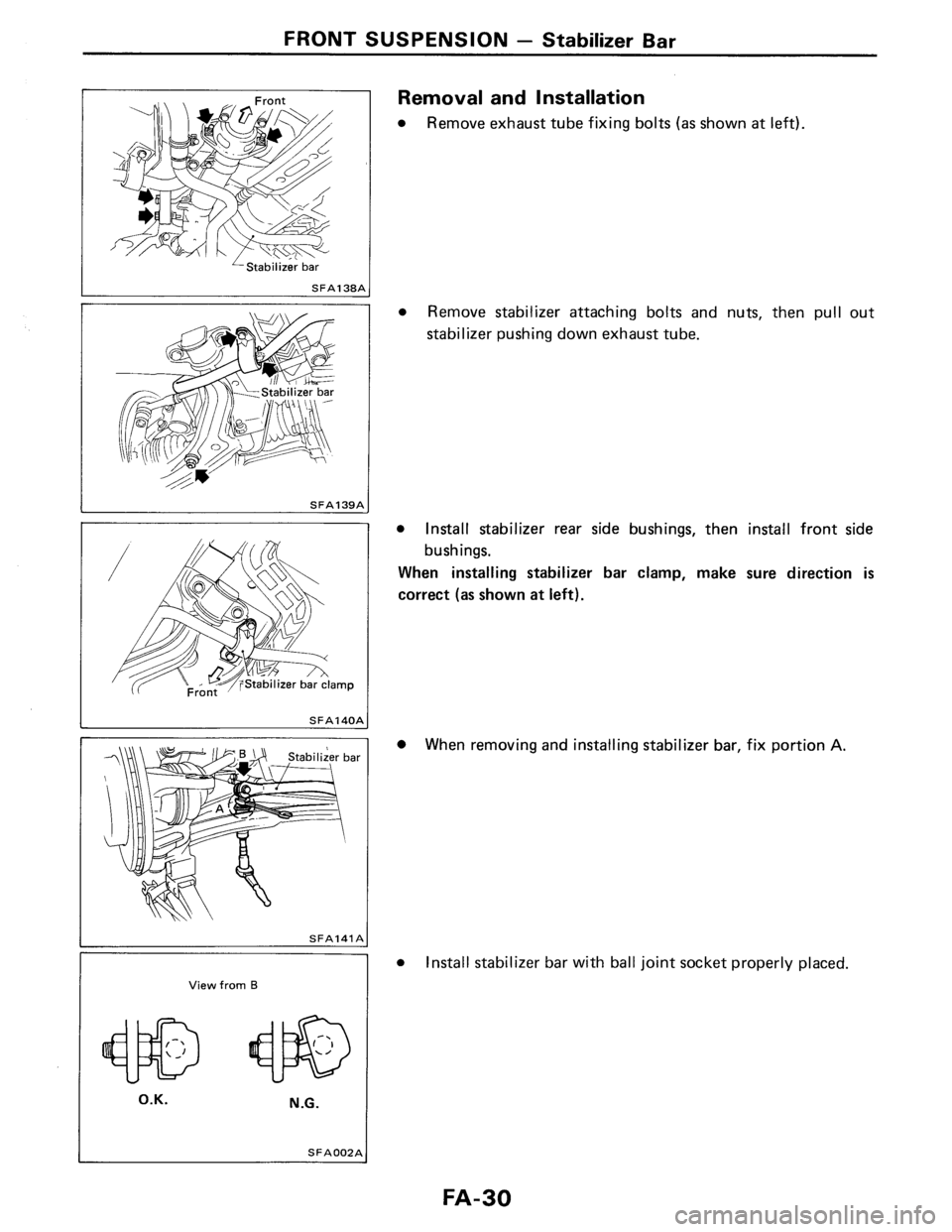 NISSAN PULSAR 1986  Service Manual 
