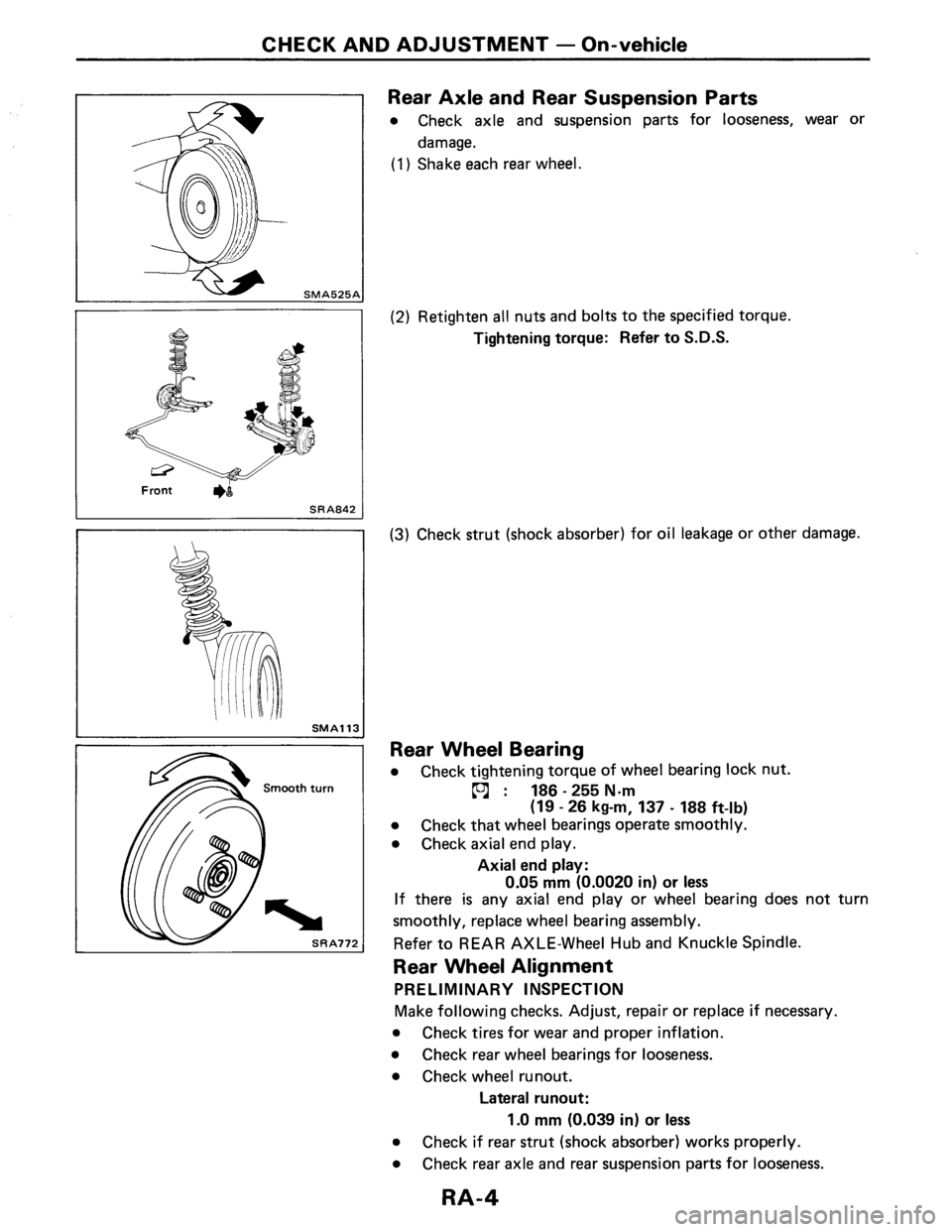 NISSAN PULSAR 1986  Service Manual 