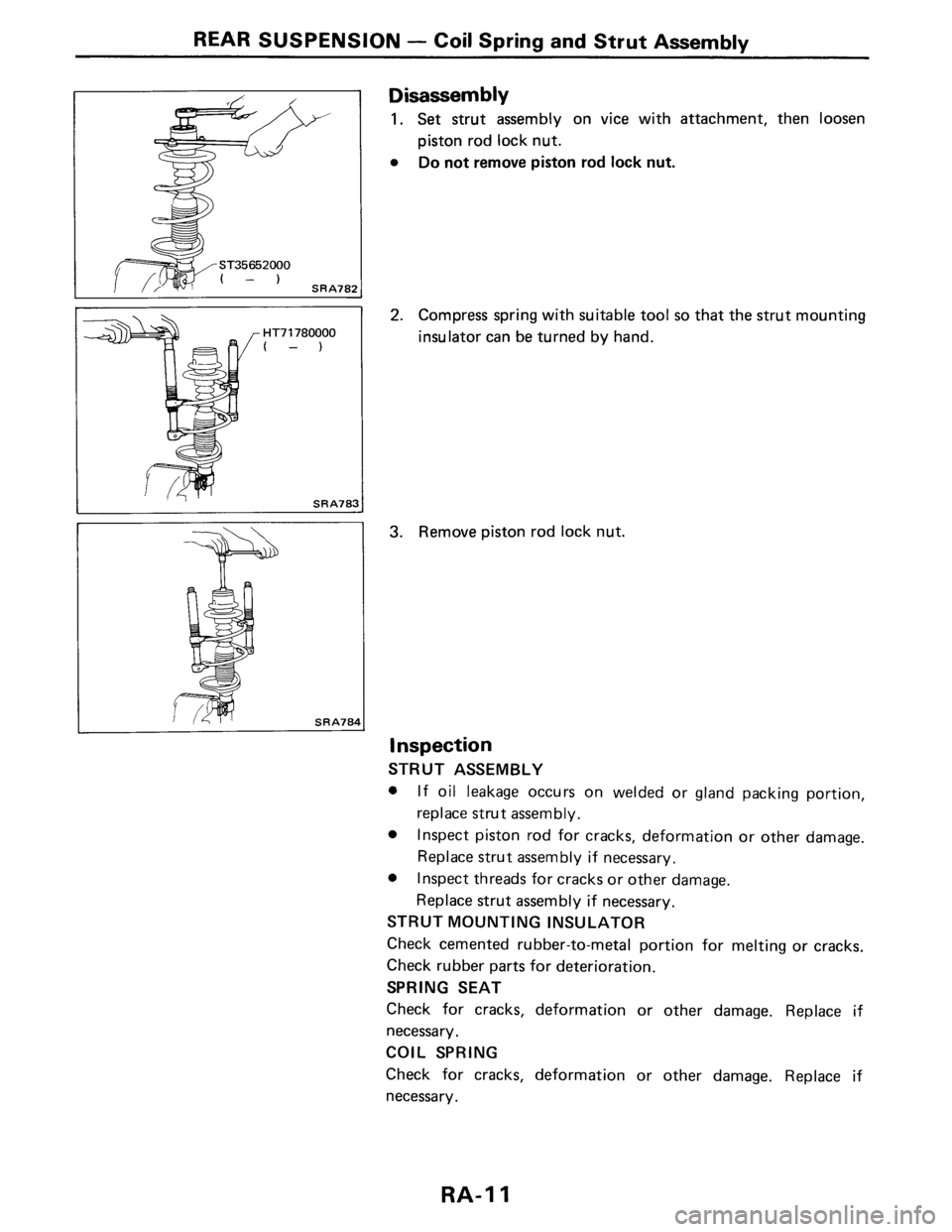 NISSAN PULSAR 1986  Service Manual 