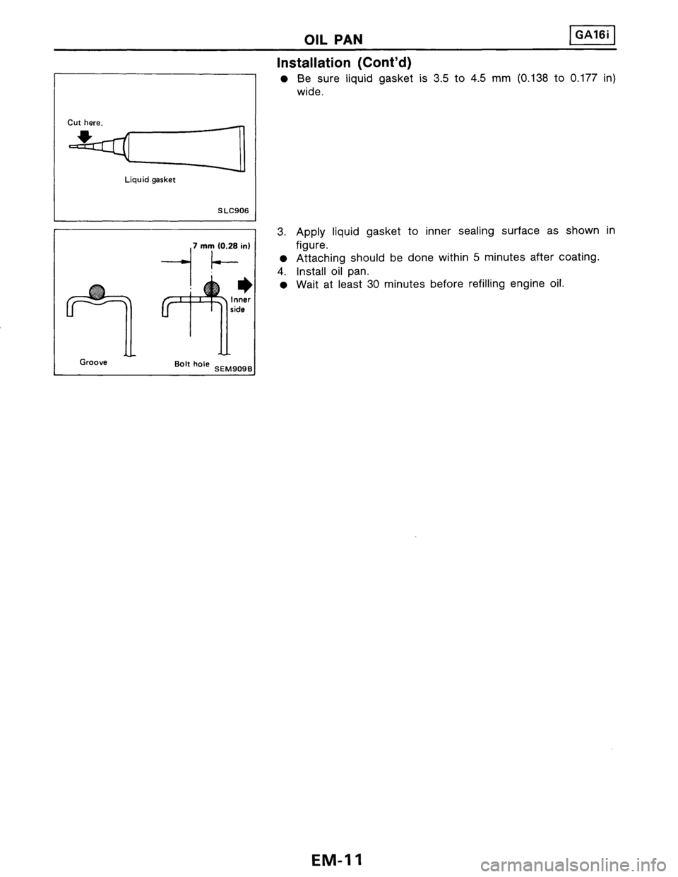 NISSAN PULSAR 1986  Service Manual 