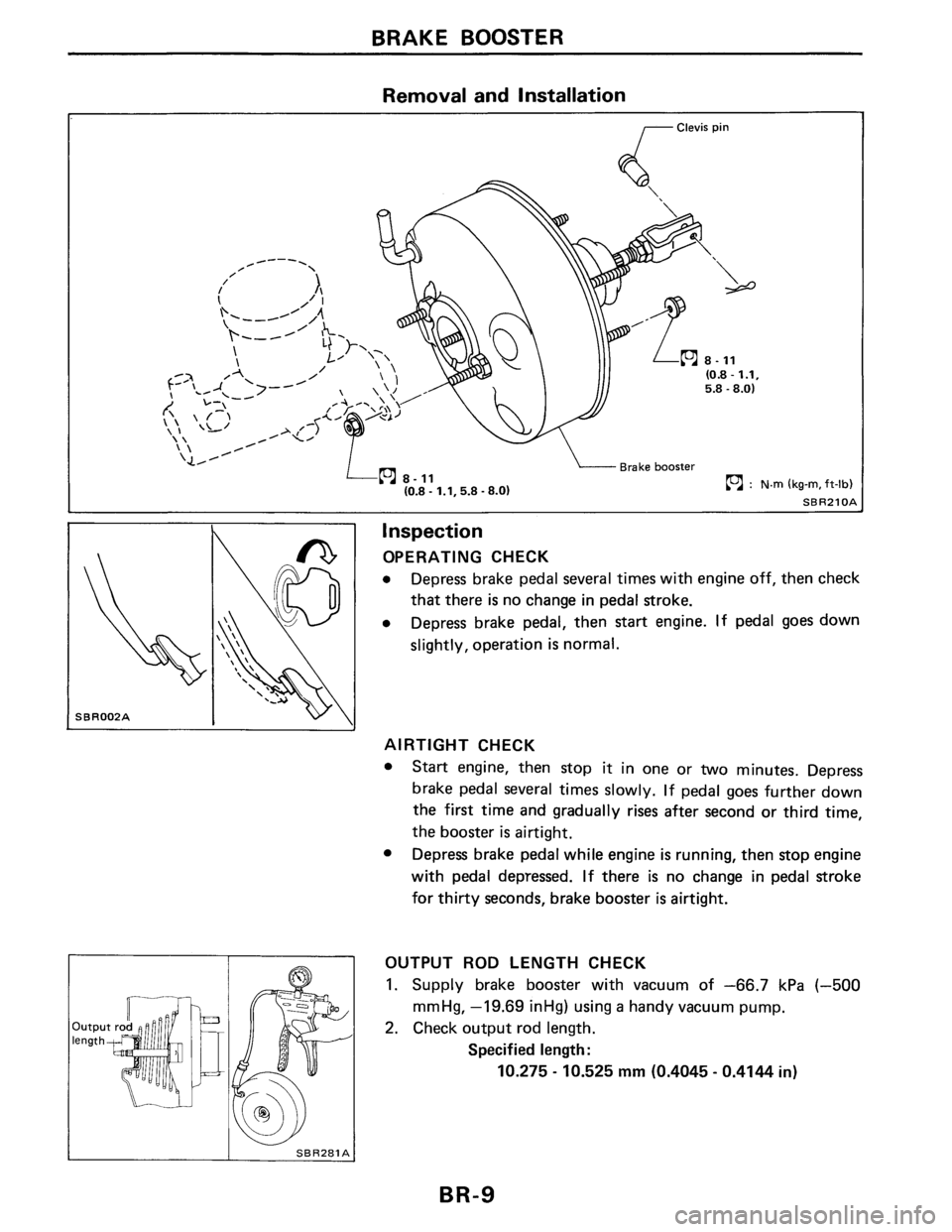 NISSAN PULSAR 1986  Service Manual 