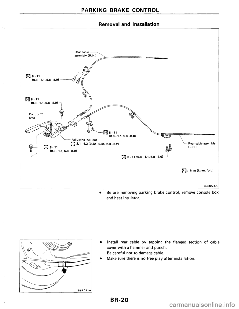NISSAN PULSAR 1986  Service Manual 