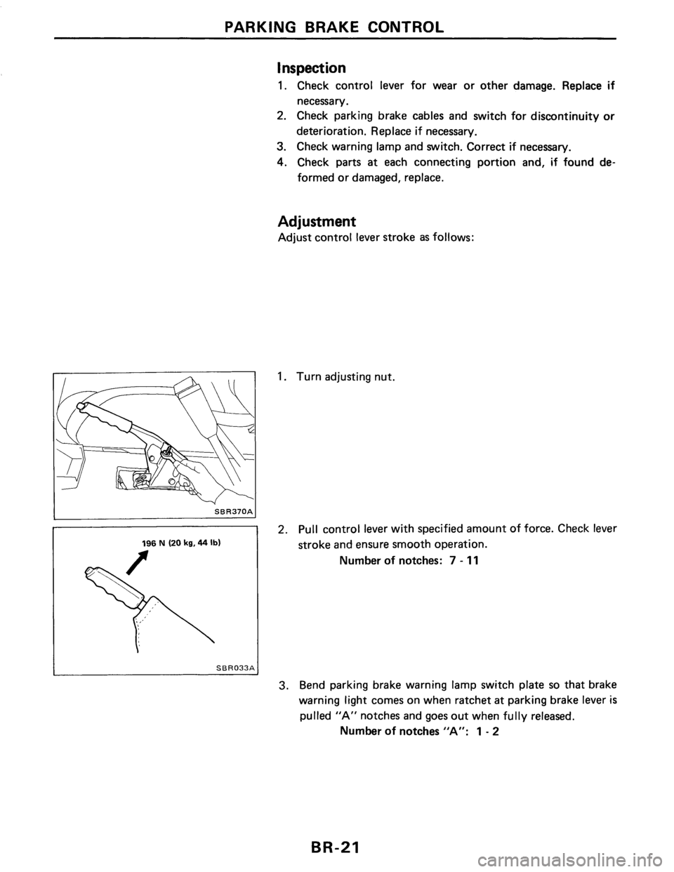 NISSAN PULSAR 1986  Service Manual 