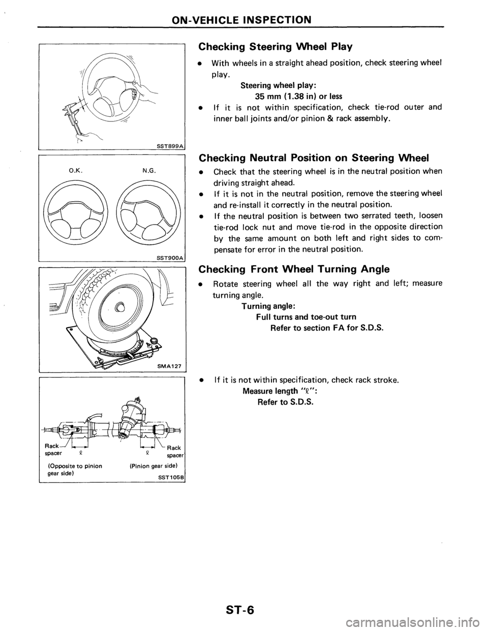 NISSAN PULSAR 1986  Service Manual 