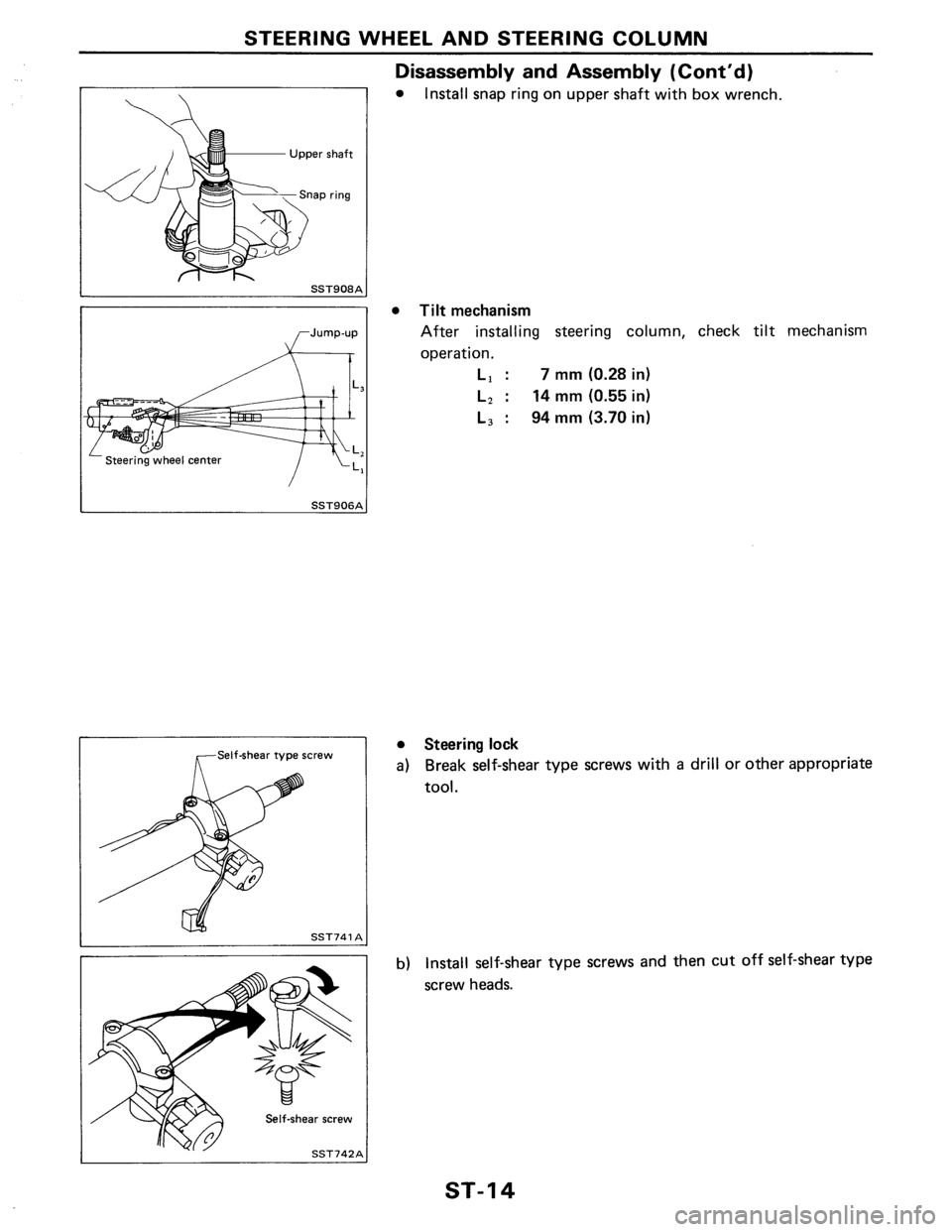NISSAN PULSAR 1986  Service Manual 