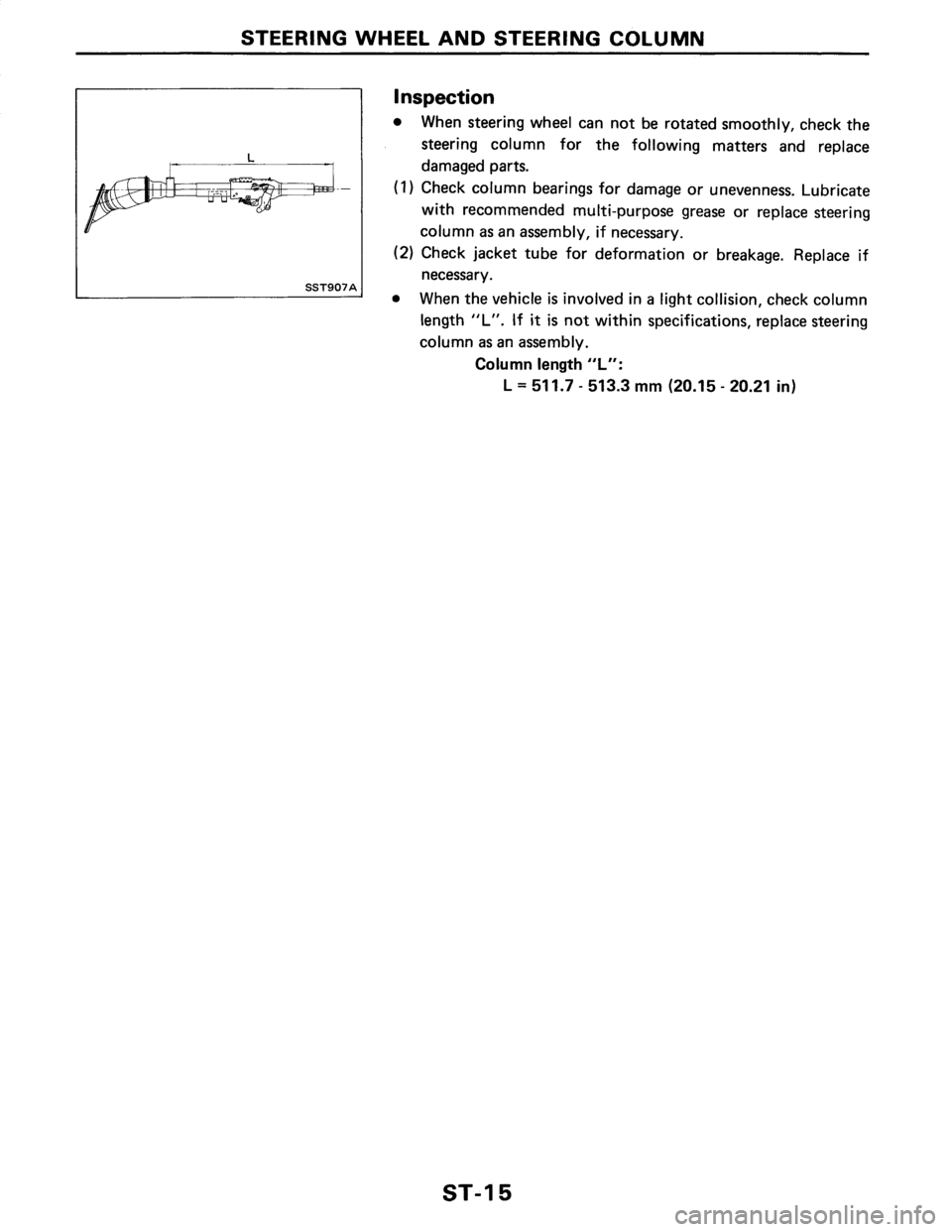 NISSAN PULSAR 1986  Service Manual 