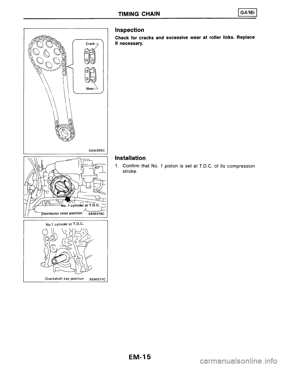NISSAN PULSAR 1986  Service Manual 