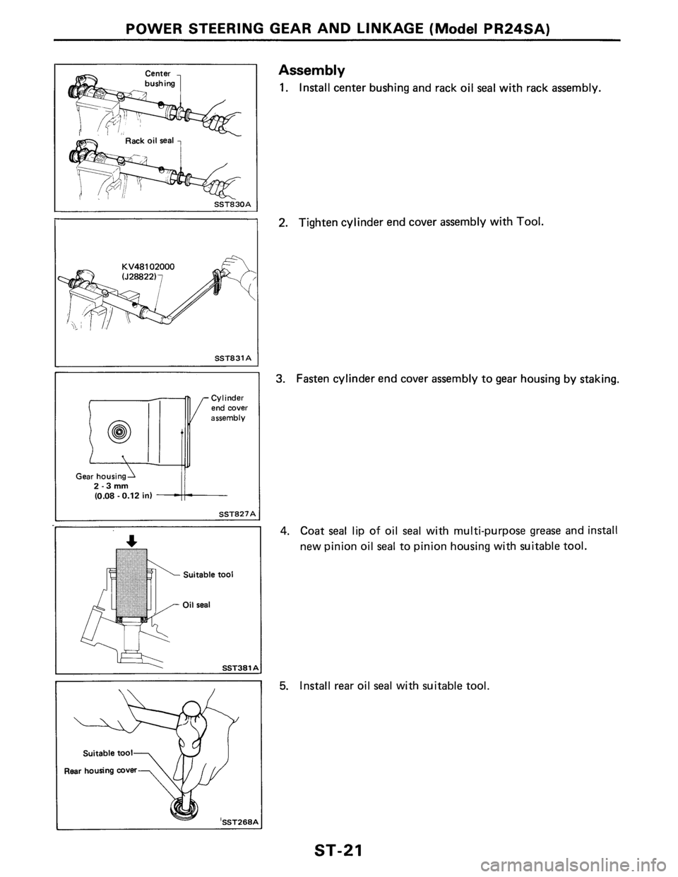 NISSAN PULSAR 1986  Service Manual 