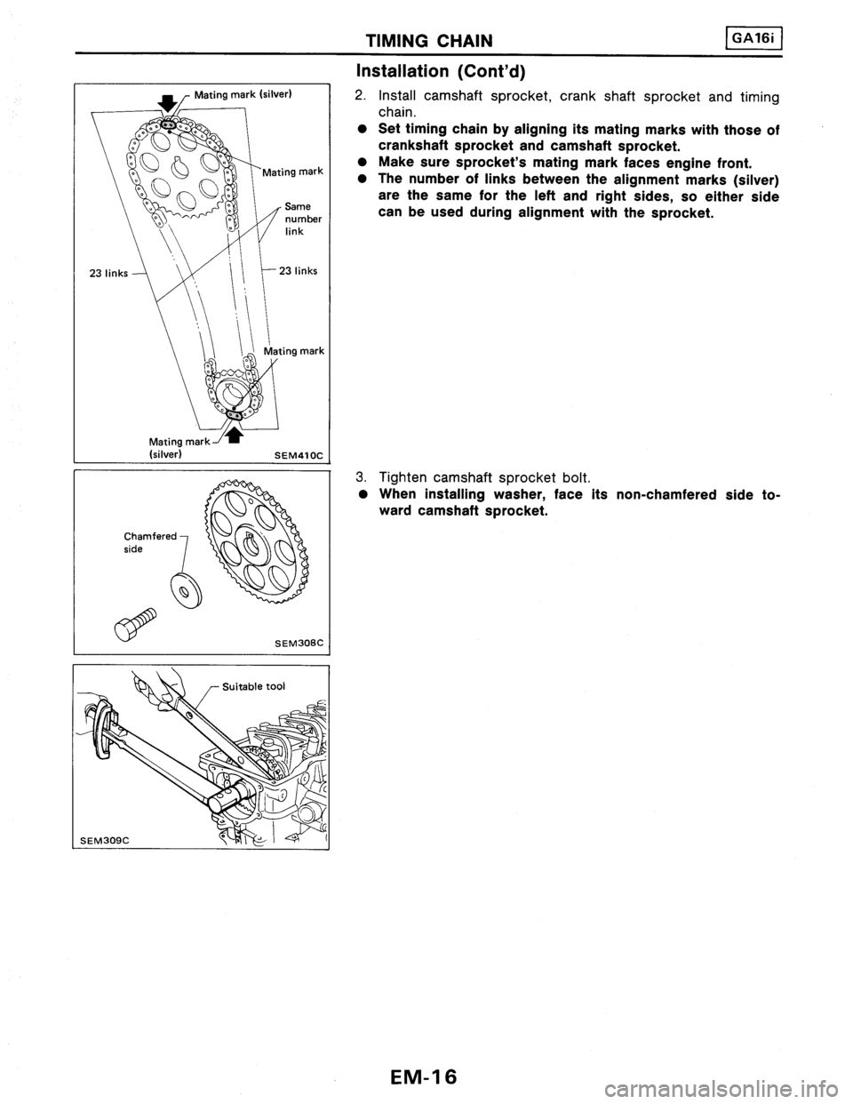 NISSAN PULSAR 1986  Service Manual 