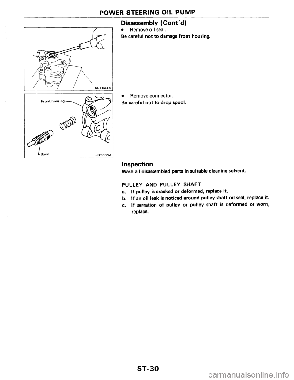 NISSAN PULSAR 1986  Service Manual 
