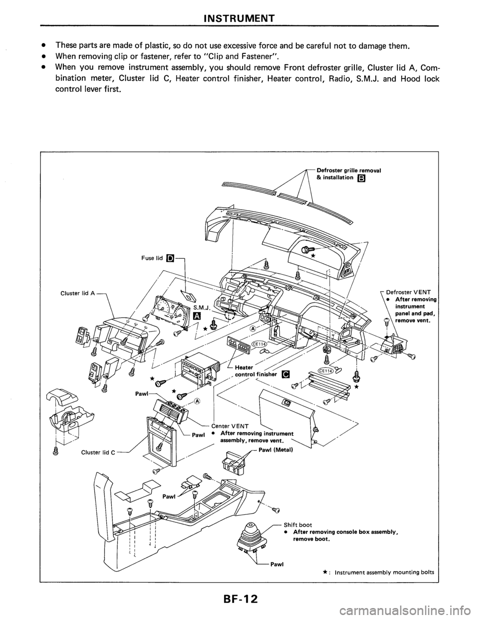 NISSAN PULSAR 1986  Service Manual 
