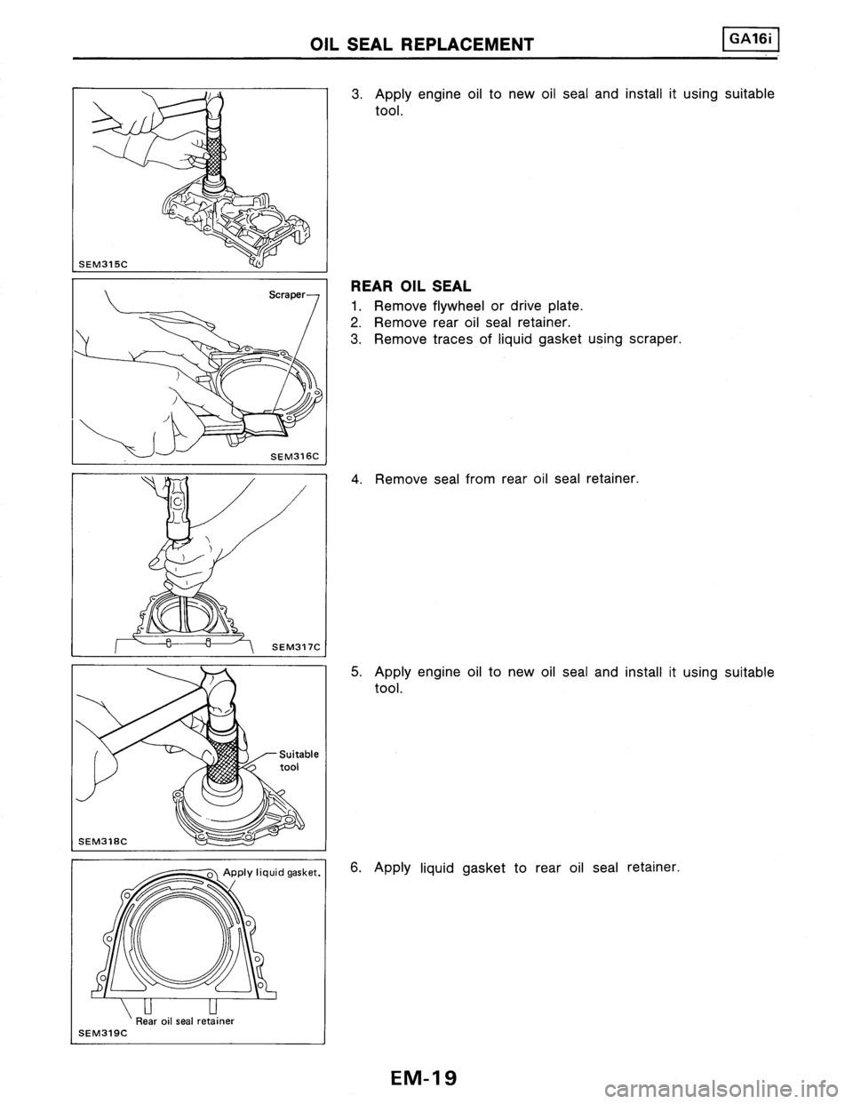 NISSAN PULSAR 1986  Service Manual 