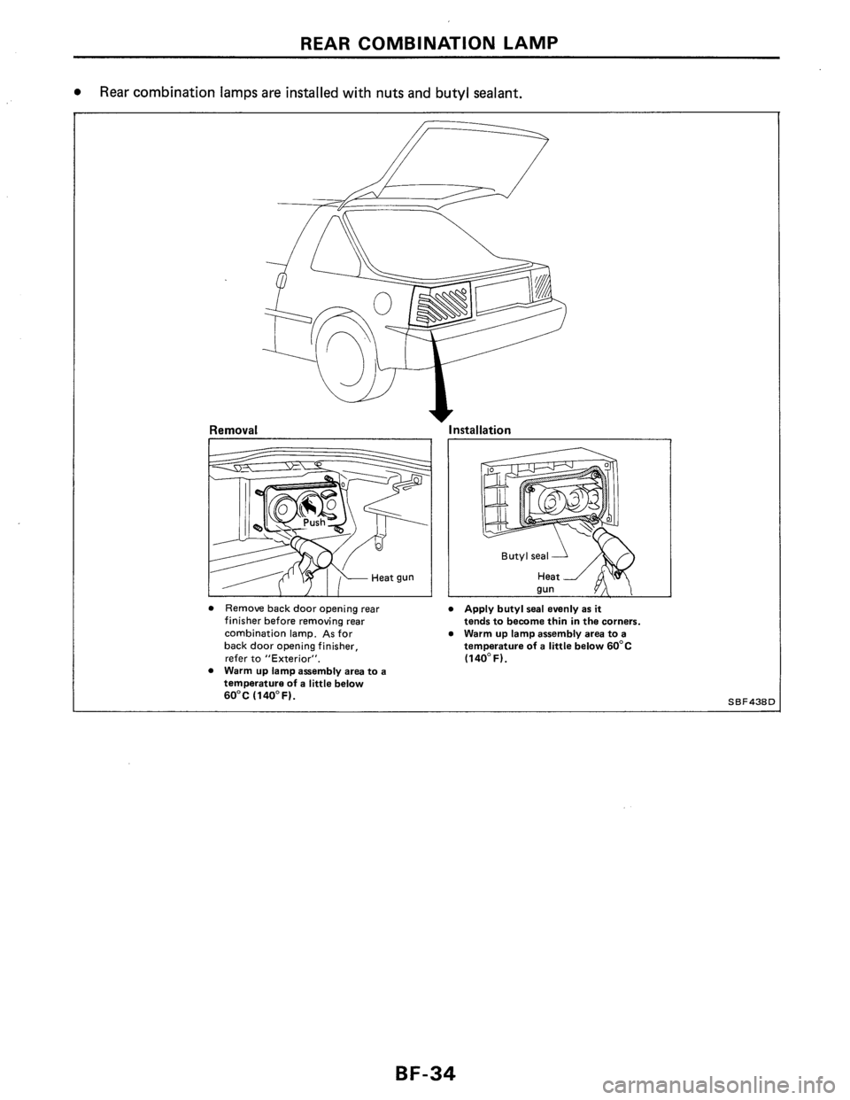 NISSAN PULSAR 1986  Service Manual 
