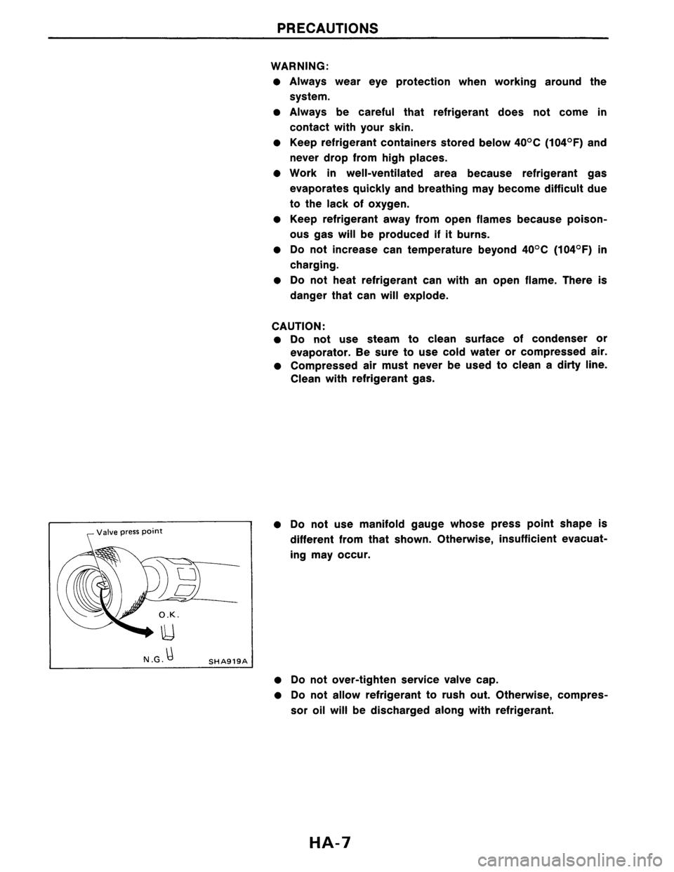 NISSAN PULSAR 1986  Service Manual 