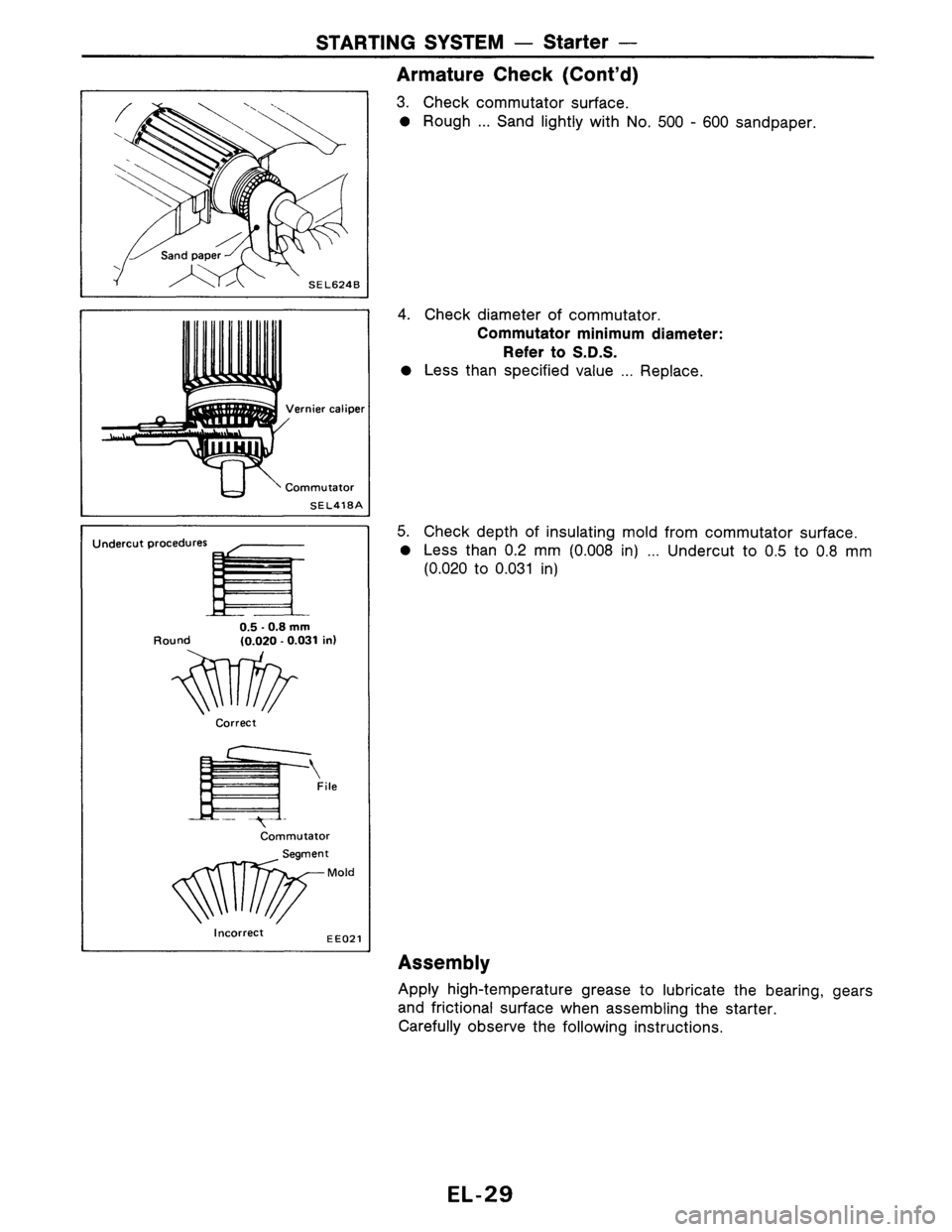 NISSAN PULSAR 1986  Service Manual 