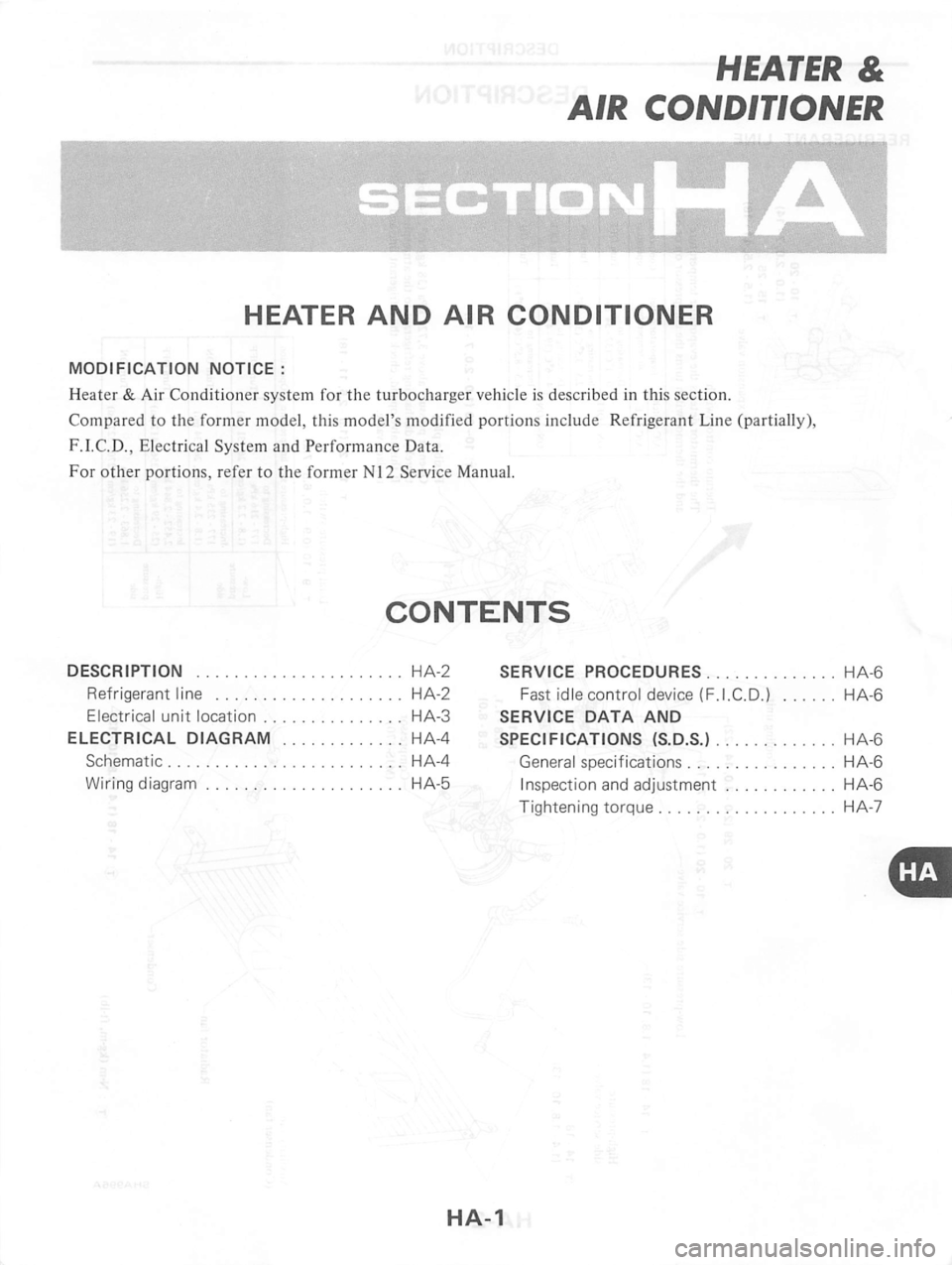 NISSAN PULSAR 1983  Factory Service Manual 