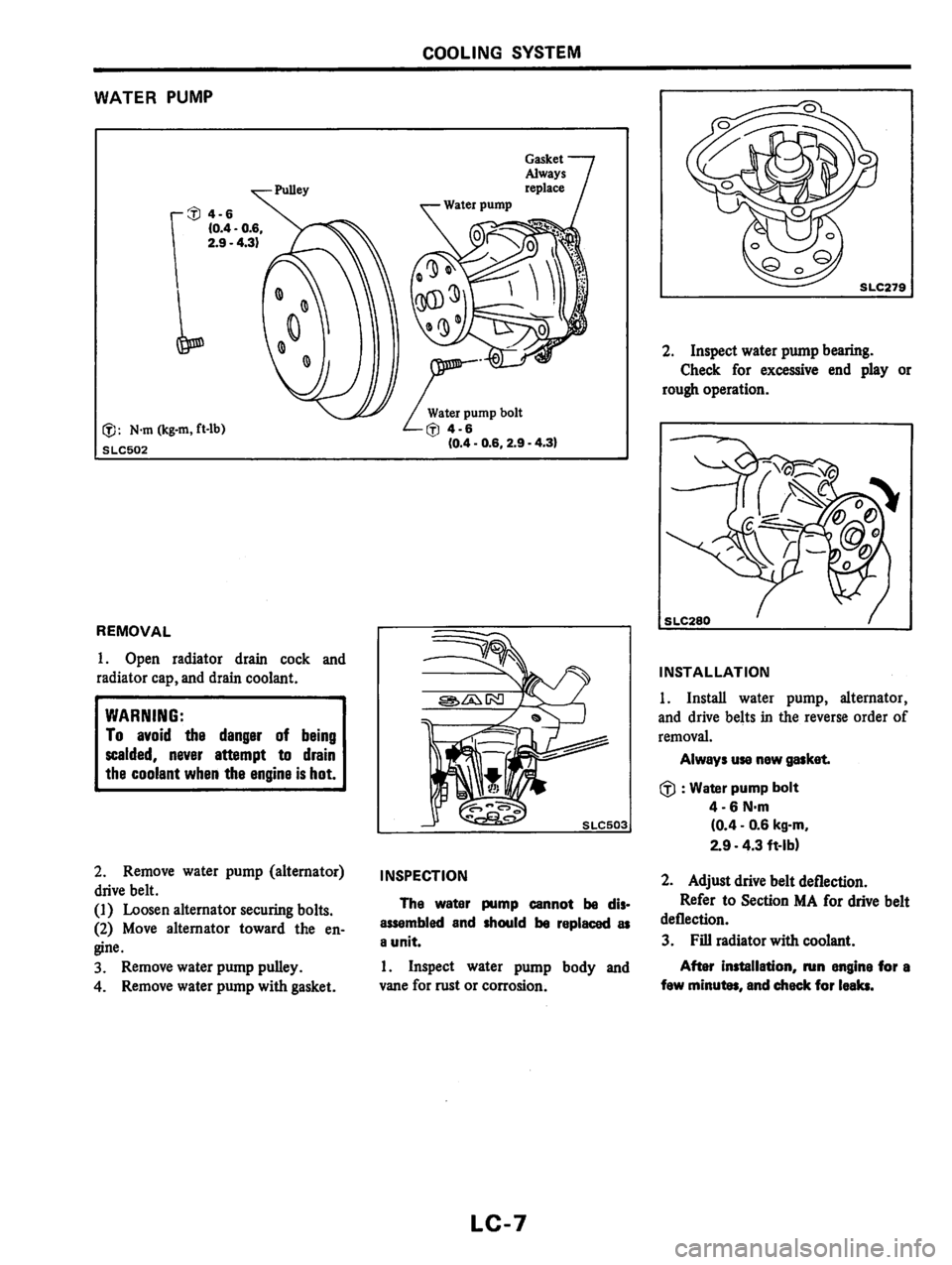 NISSAN PULSAR 1983  Factory Service Manual 