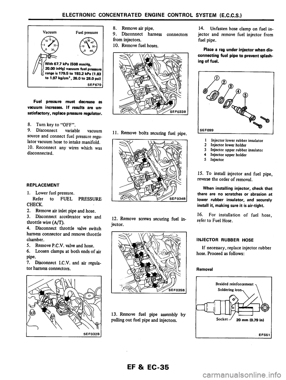 NISSAN PULSAR 1983  Factory Service Manual 