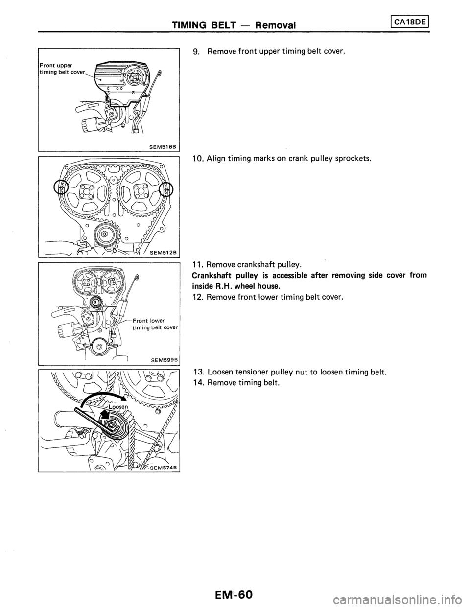 NISSAN PULSAR 1989  Factory Service Manual 