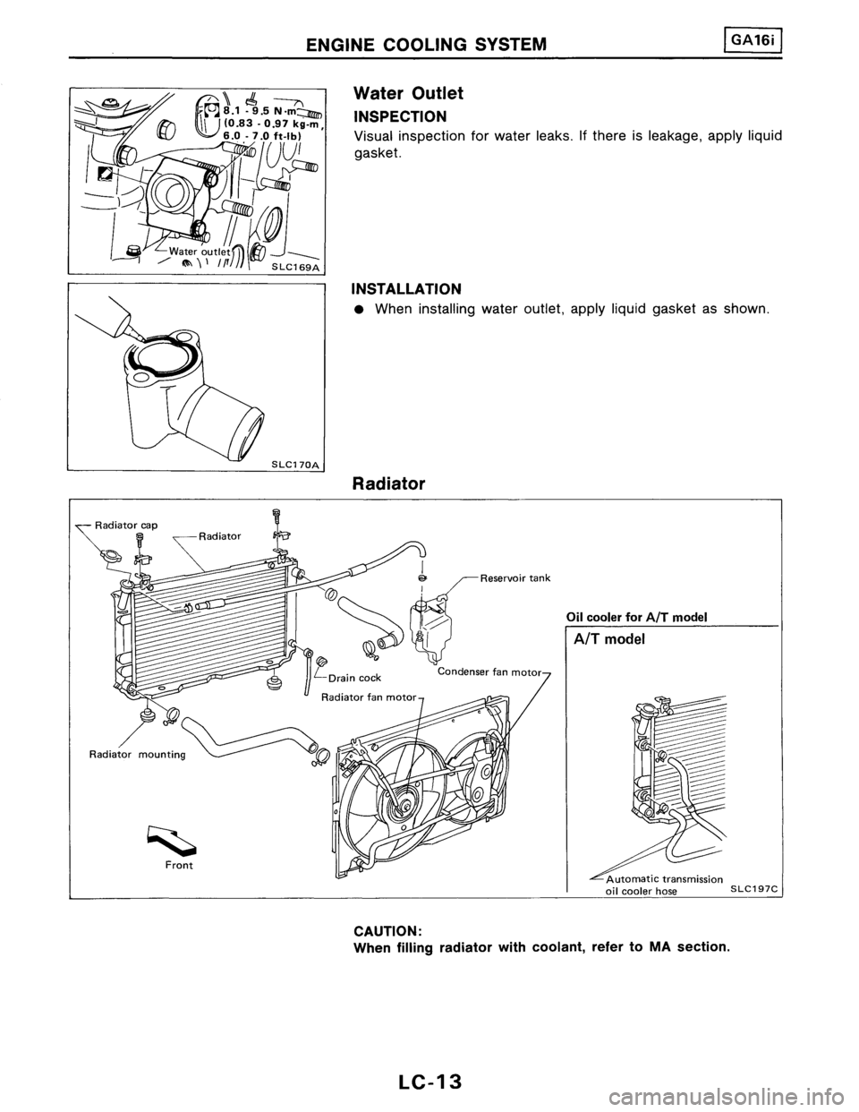NISSAN PULSAR 1989  Factory Service Manual 