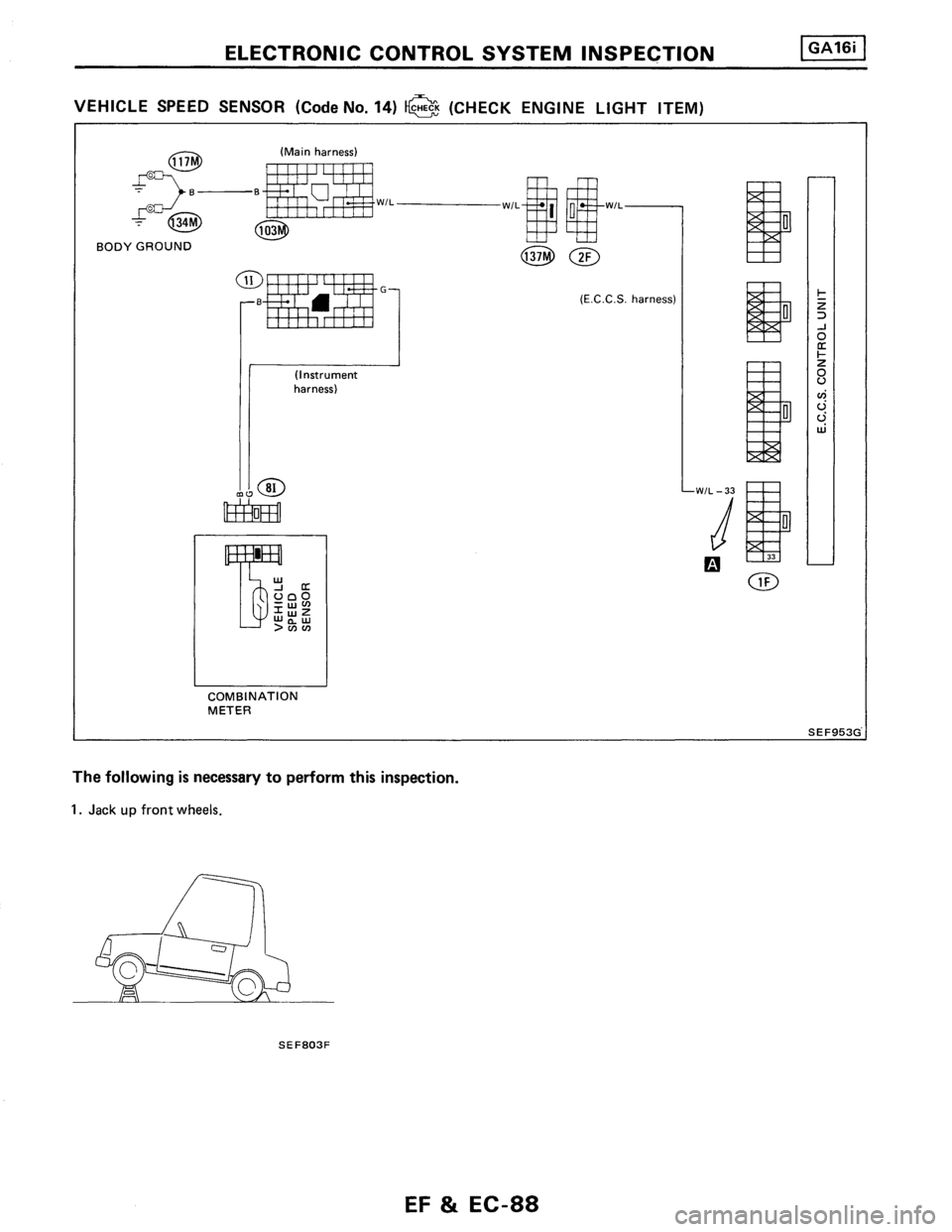 NISSAN PULSAR 1989  Factory Service Manual 