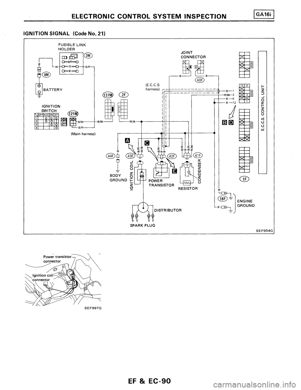 NISSAN PULSAR 1989  Factory Service Manual 