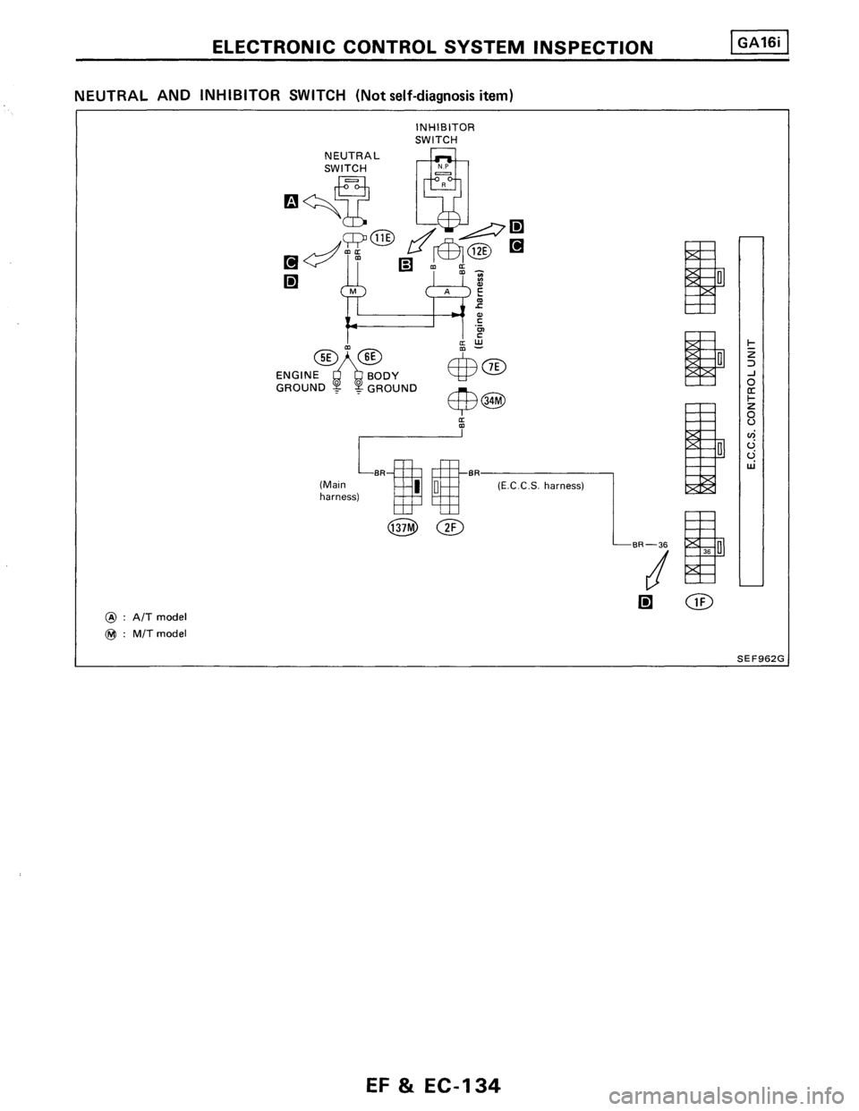 NISSAN PULSAR 1989  Factory Service Manual 