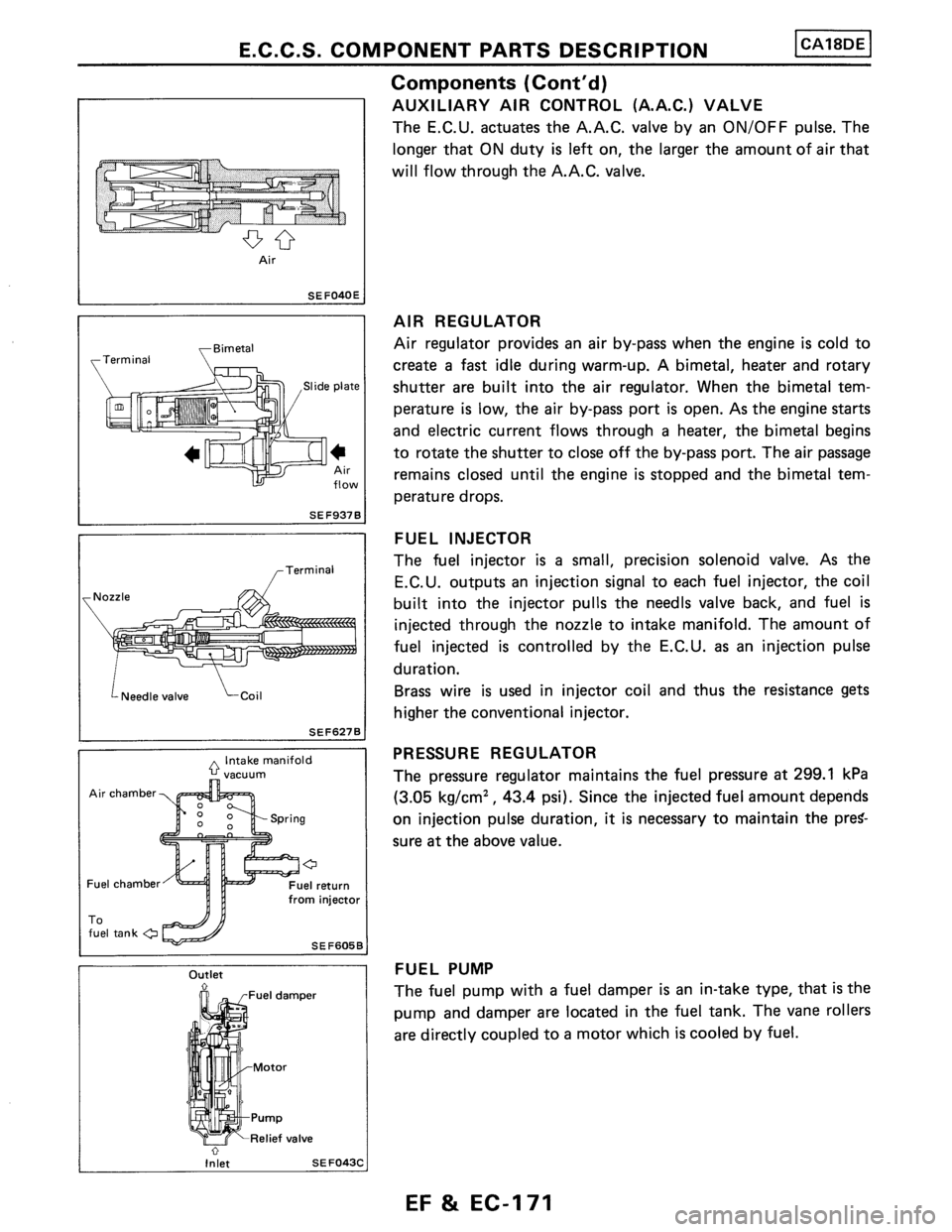 NISSAN PULSAR 1989  Factory Service Manual 