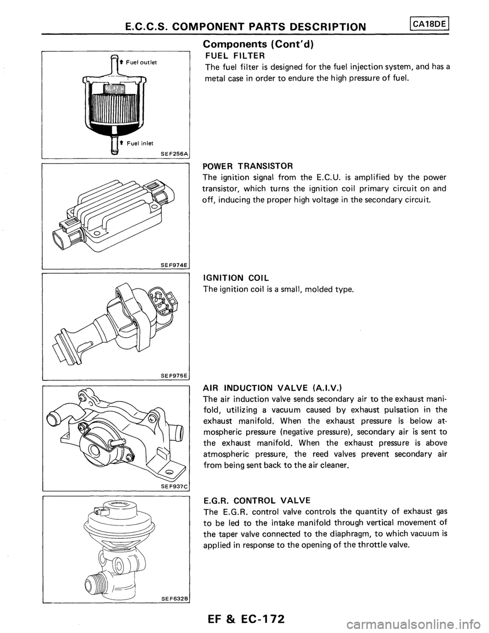 NISSAN PULSAR 1989  Factory Service Manual 