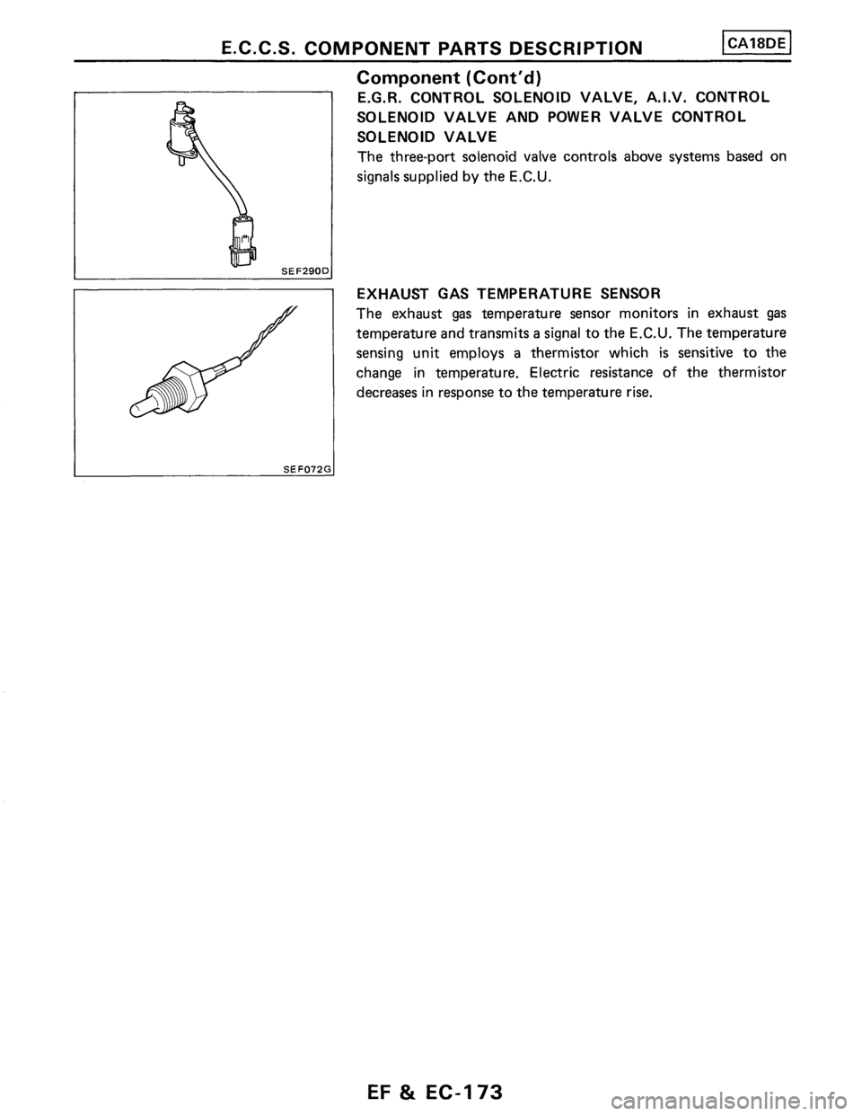 NISSAN PULSAR 1989  Factory Service Manual 