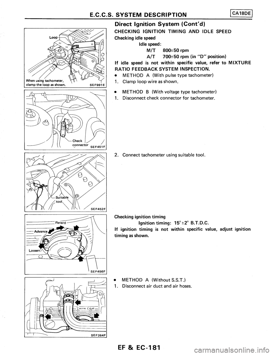 NISSAN PULSAR 1989  Factory Service Manual 