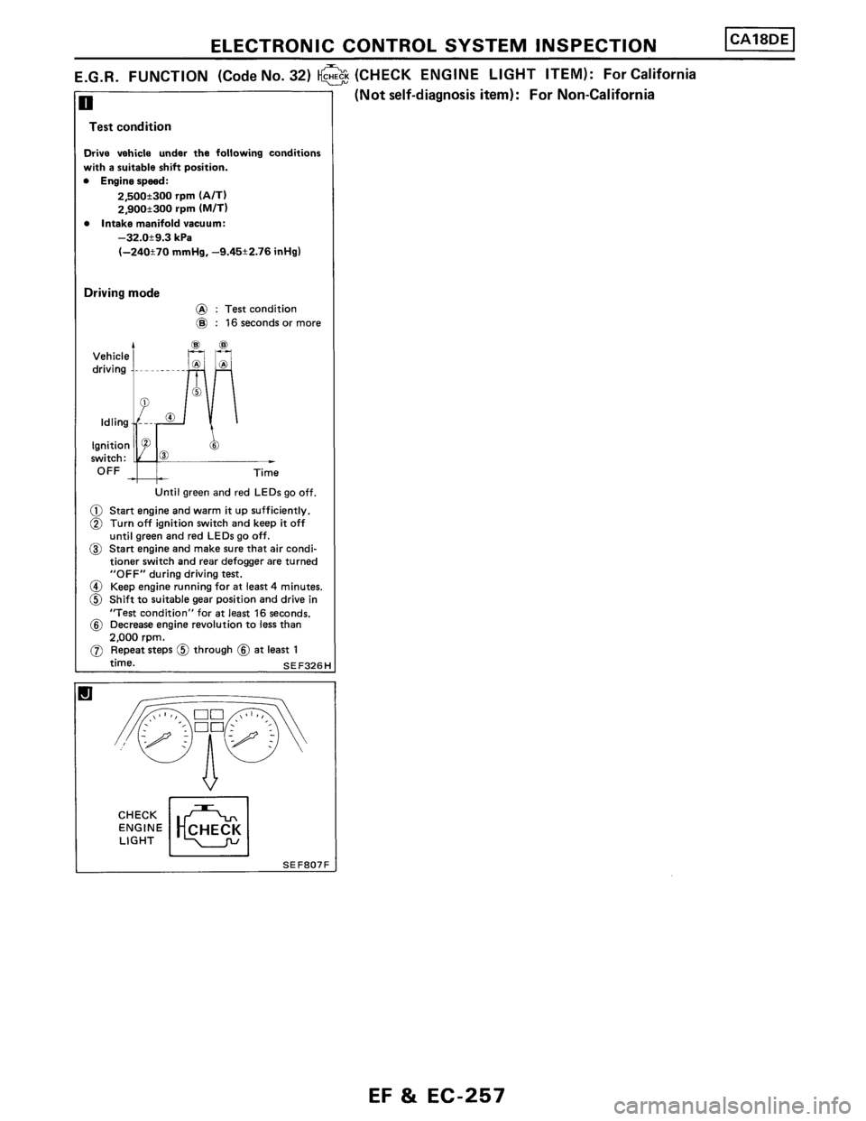 NISSAN PULSAR 1989  Factory Service Manual 