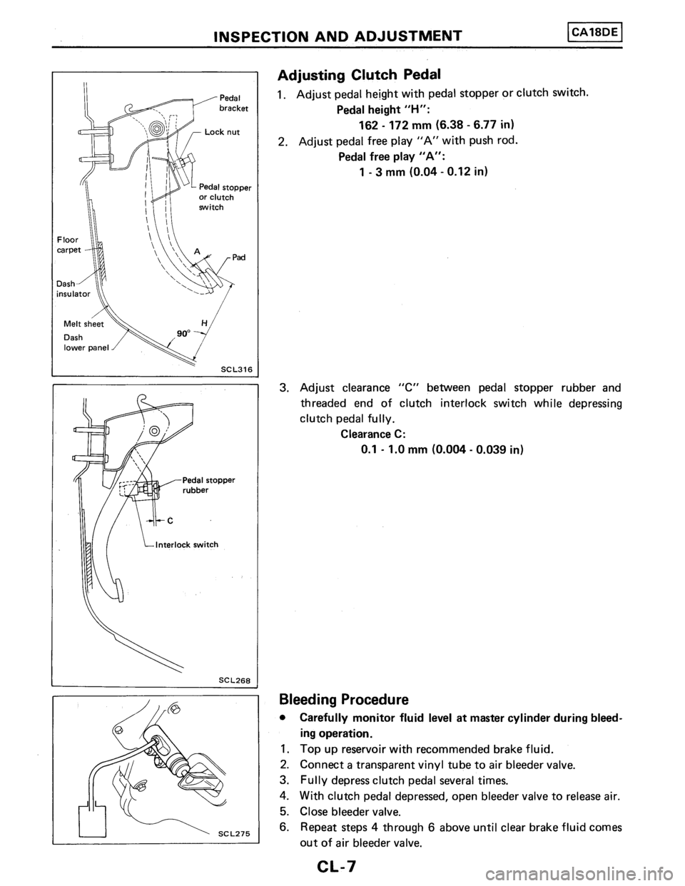 NISSAN PULSAR 1989  Factory Service Manual 