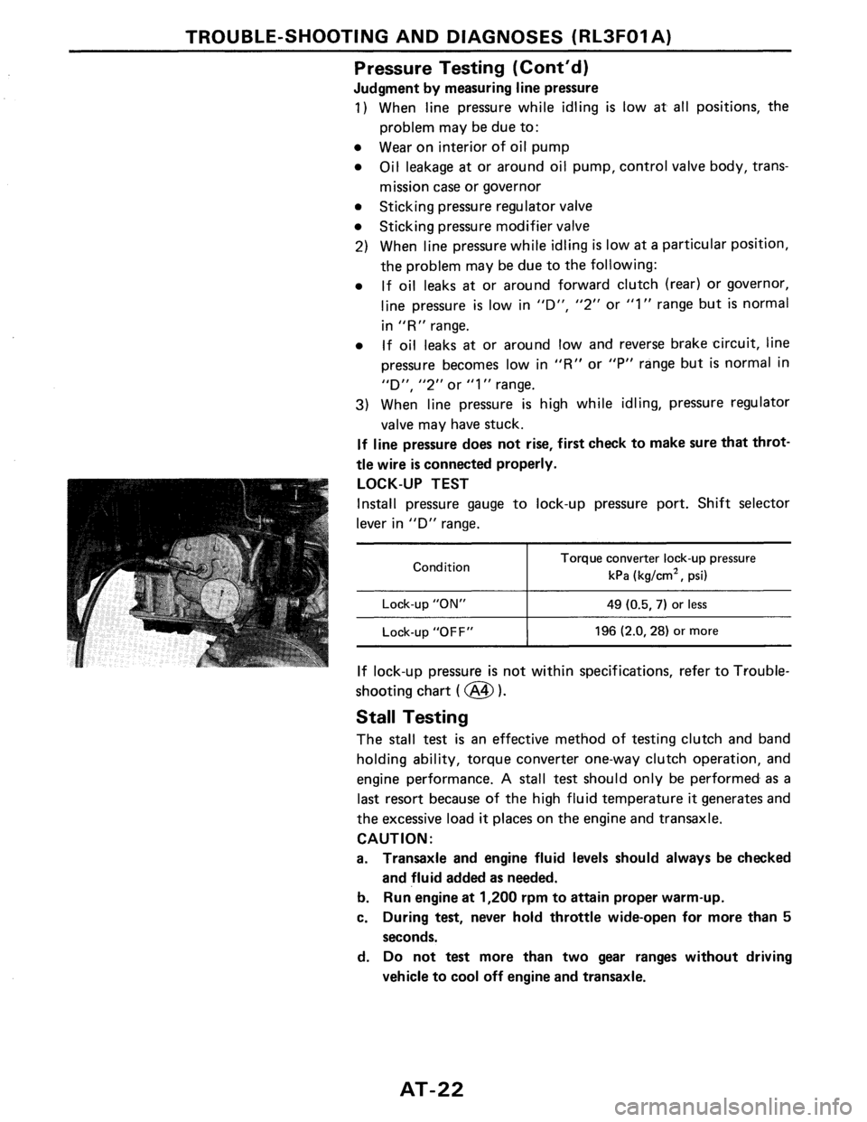 NISSAN PULSAR 1989  Factory Service Manual 
