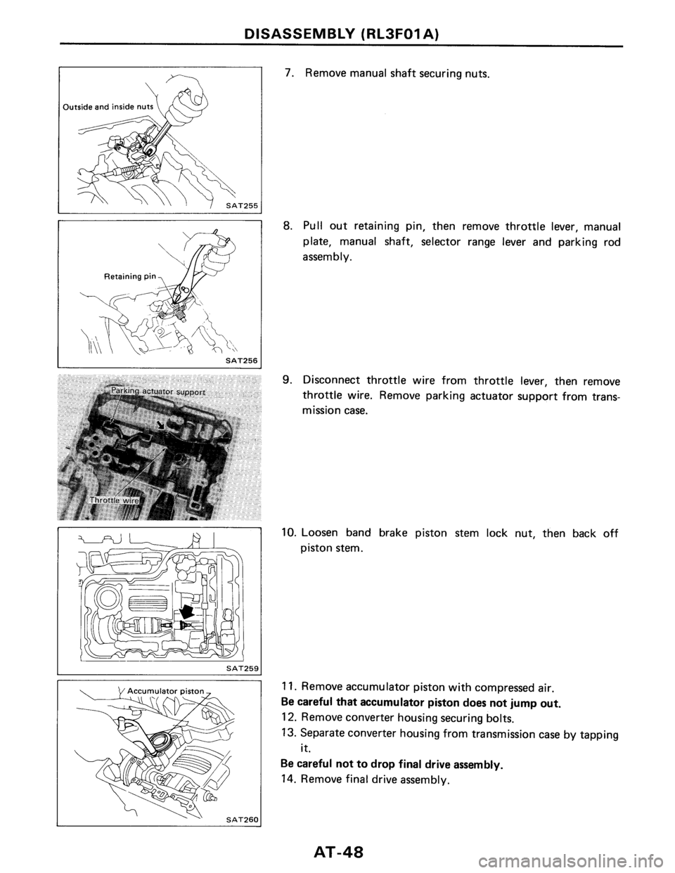 NISSAN PULSAR 1989  Factory Service Manual 