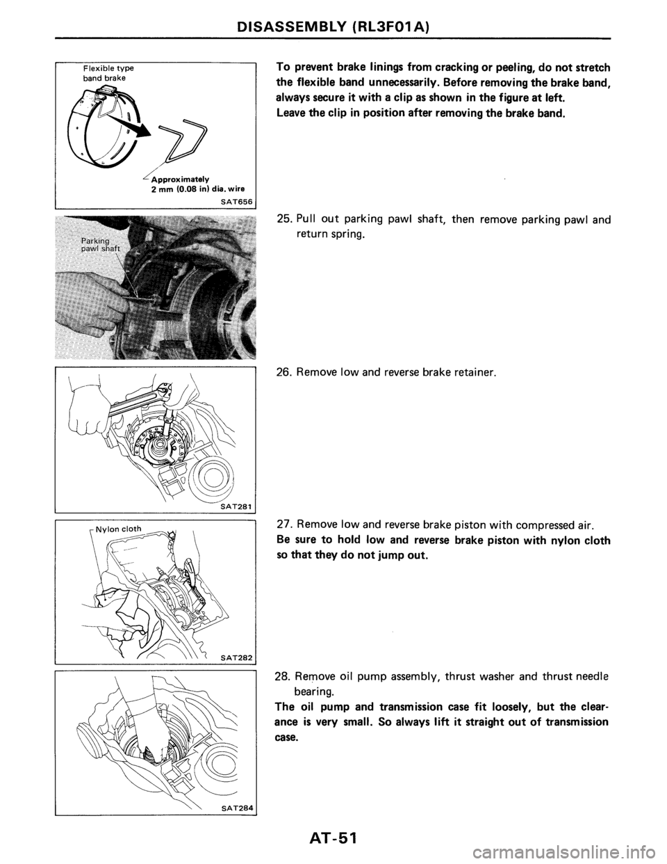 NISSAN PULSAR 1989  Factory Service Manual 