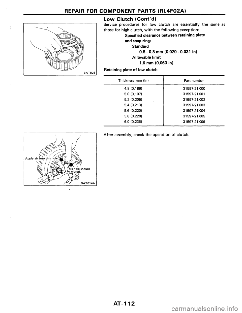 NISSAN PULSAR 1989  Factory Service Manual 